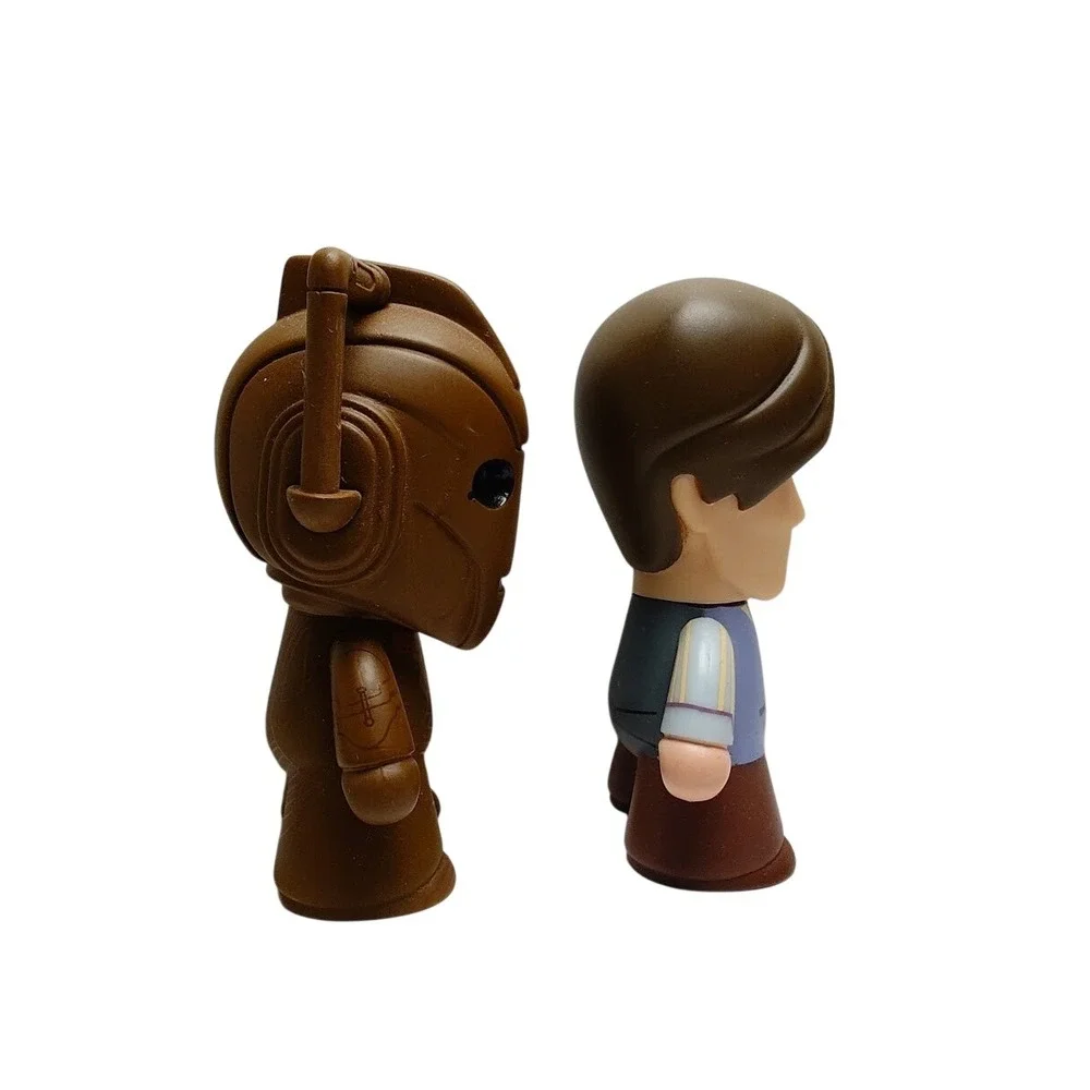 Doctor Who TITANS 11th Doctor Matt Smith Cyberman Vinyl Figure Lot BBC Collectib